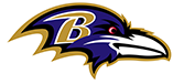 Baltimore Ravens logo, a professional sports team that utilizes Functional Range Systems for athlete training and performance.
